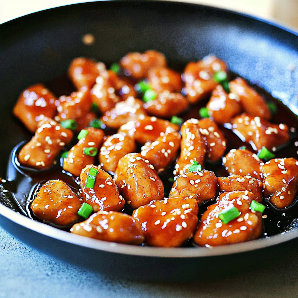 Recipe preparation for honey garlic chicken