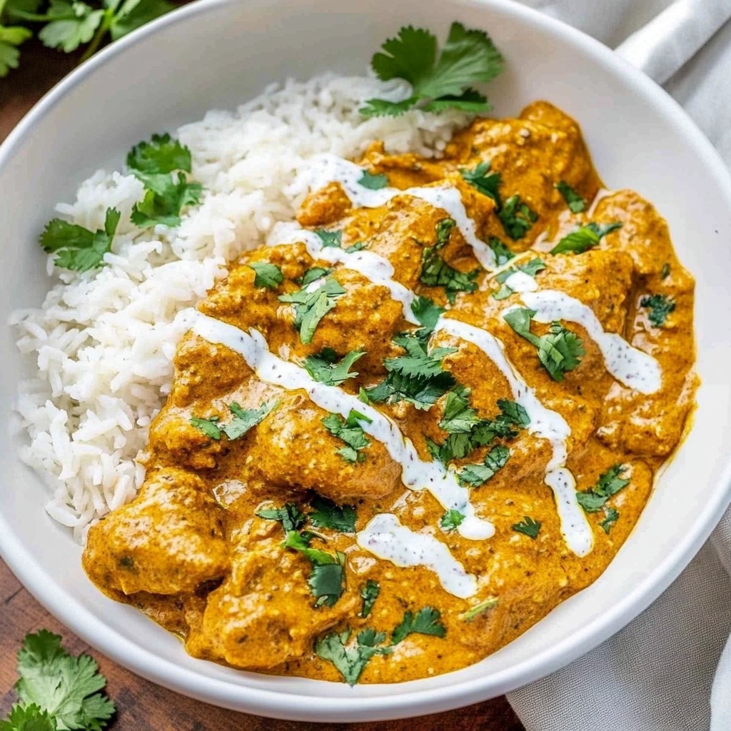 Recipe preparation for Chicken Korma