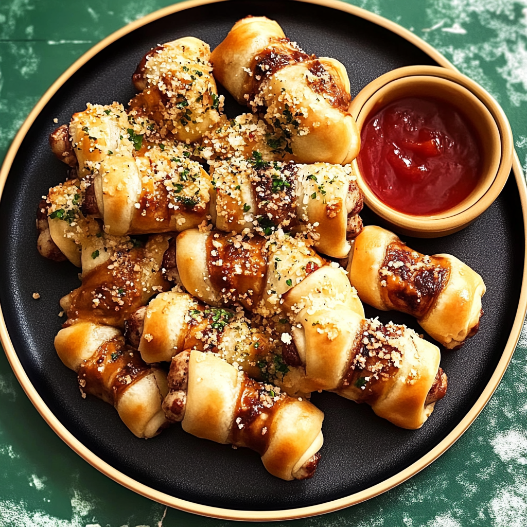 Recipe preparation for Pigs In A Blanket