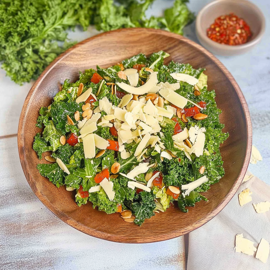 Recipe preparation for Chick-Fil-A Kale Salad Recipe