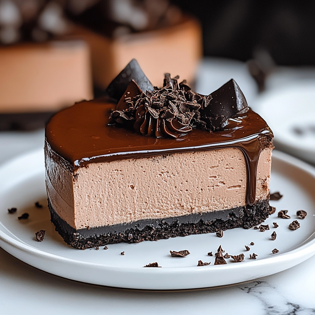 Recipe preparation for Chocolate Cheesecake Mousse