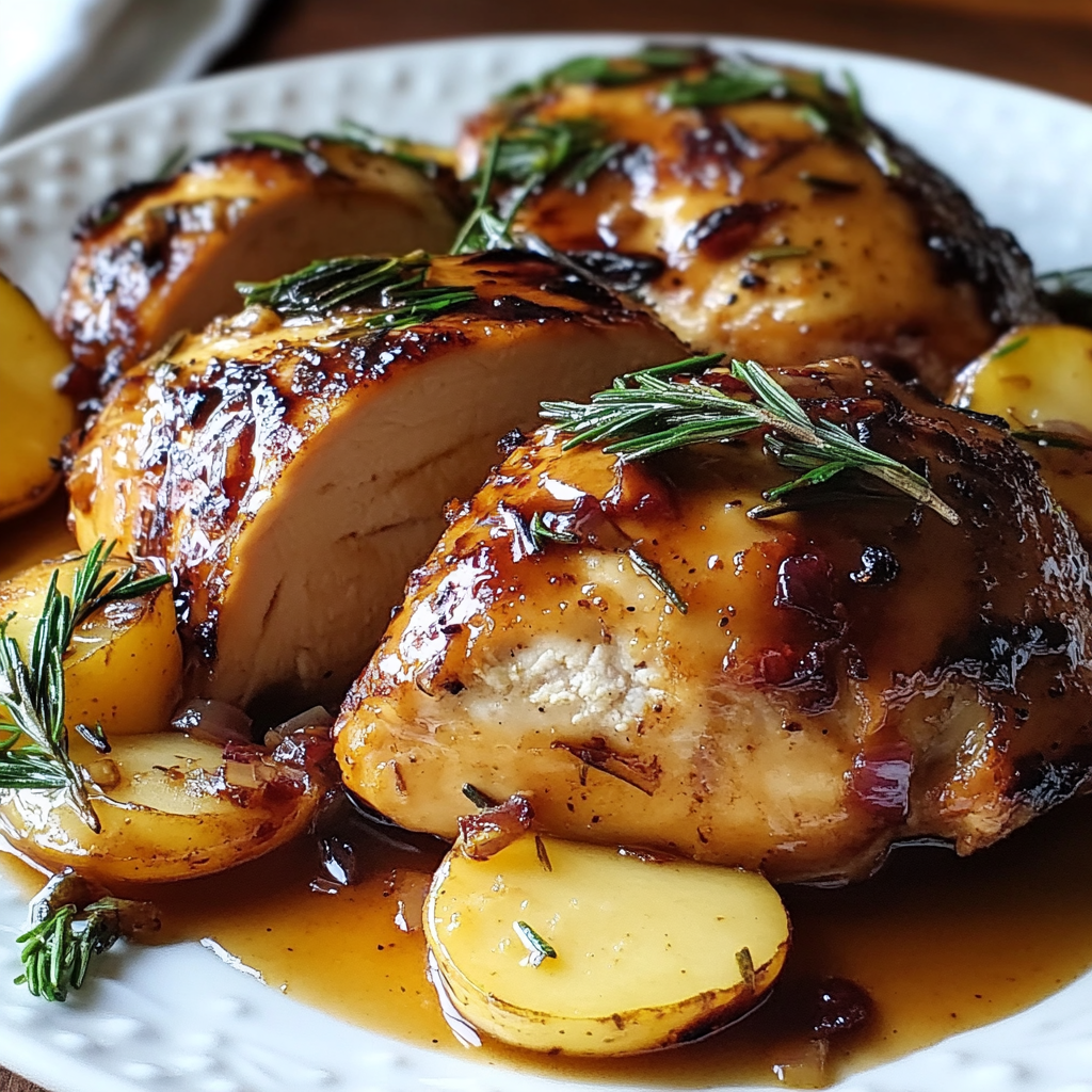 Recipe preparation for Apple Cider Chicken