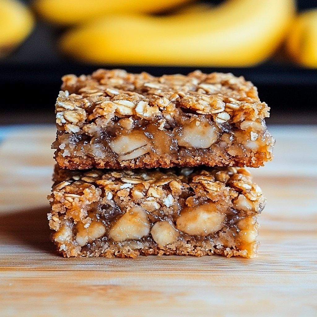 Recipe preparation for Banana Oatmeal Bars
