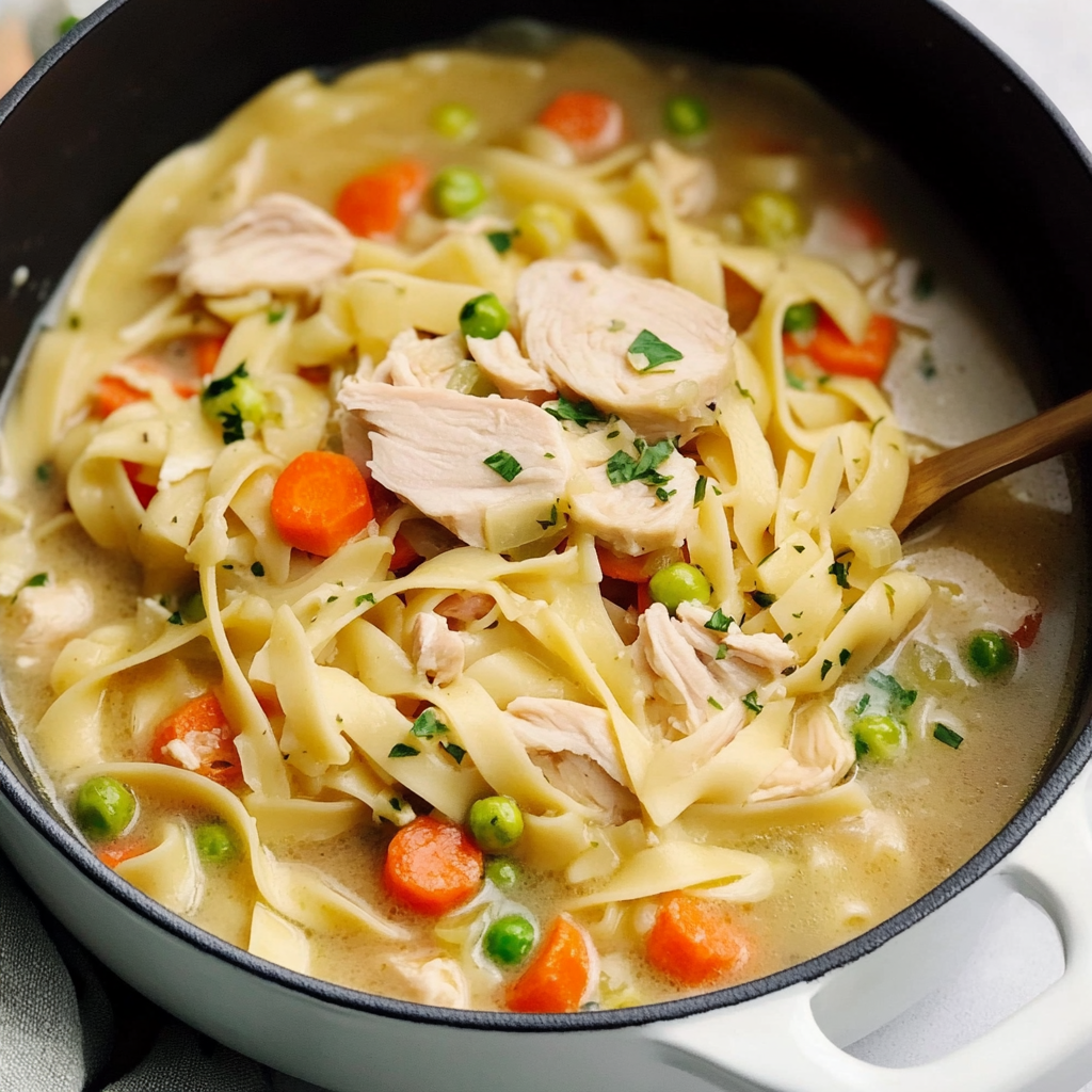 Recipe preparation for Turkey Noodle Soup