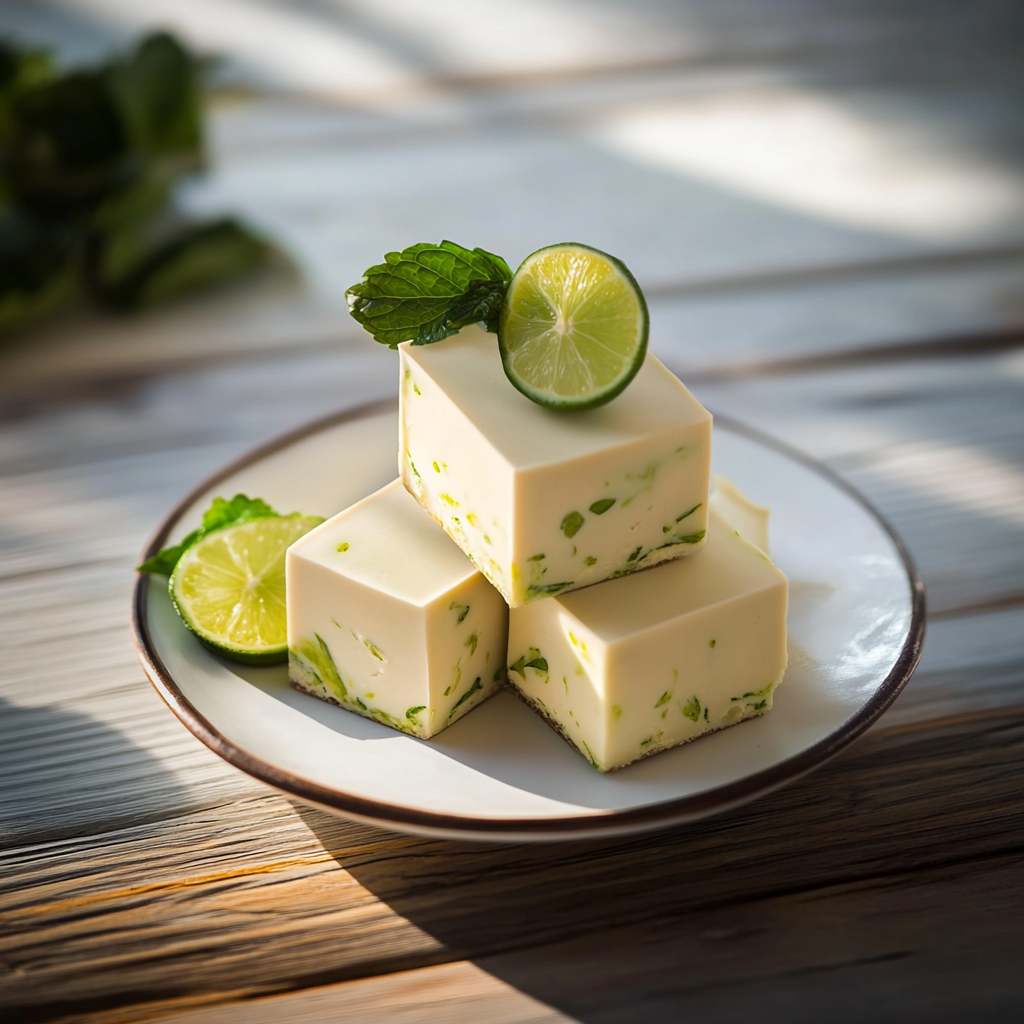 Recipe preparation for Mojito Fudge