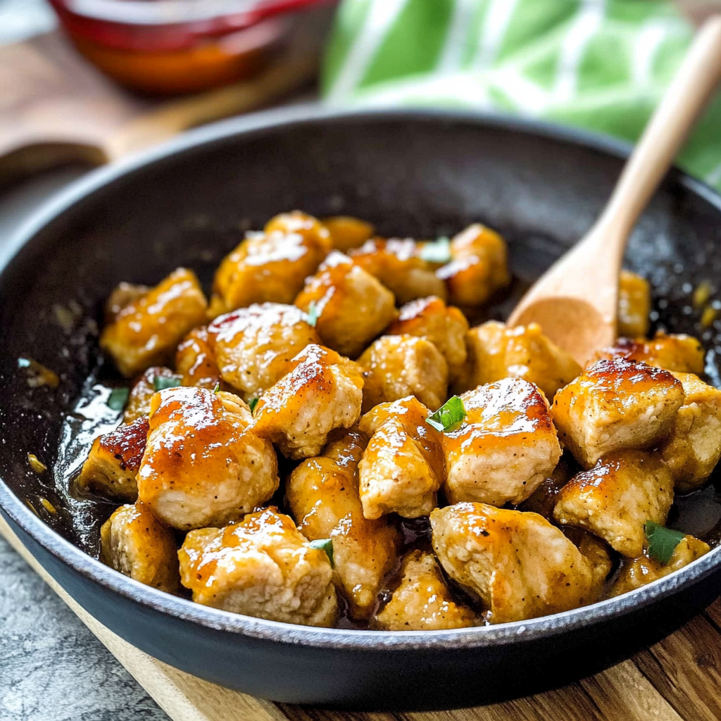 Recipe preparation for Honey Mustard Turkey Bites