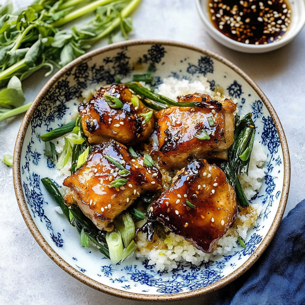 Recipe preparation for Hawaiian Shoyu Chicken