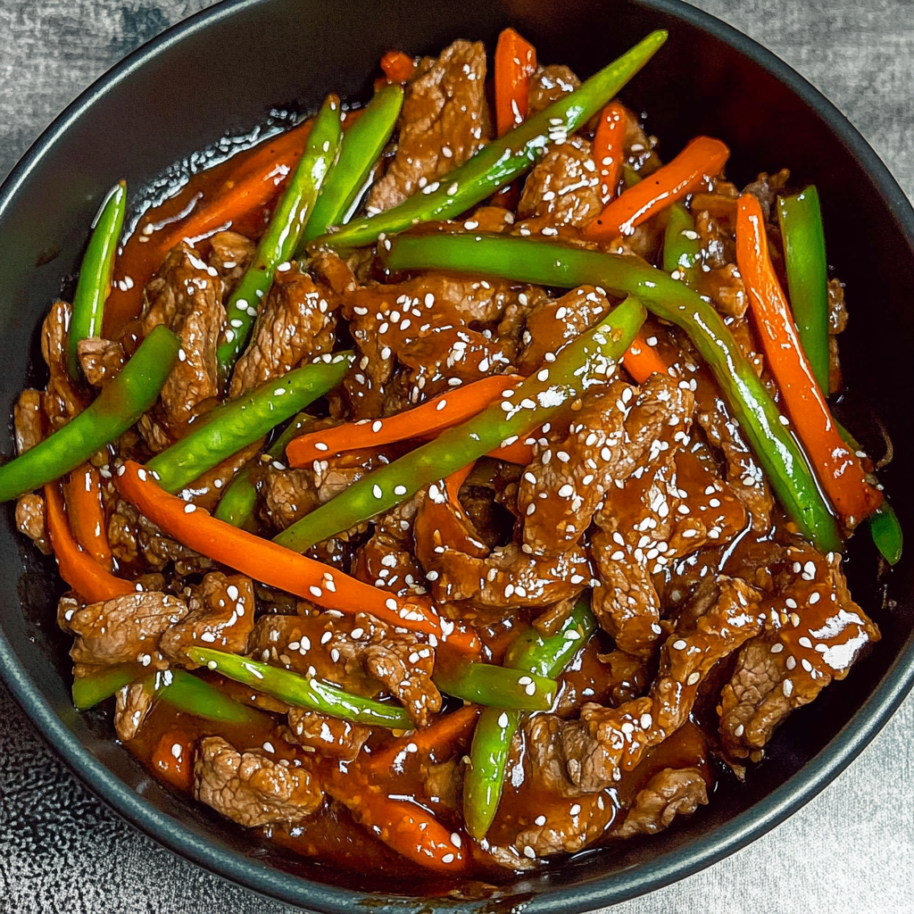 Recipe preparation for Bulgogi Beef Stir-Fry