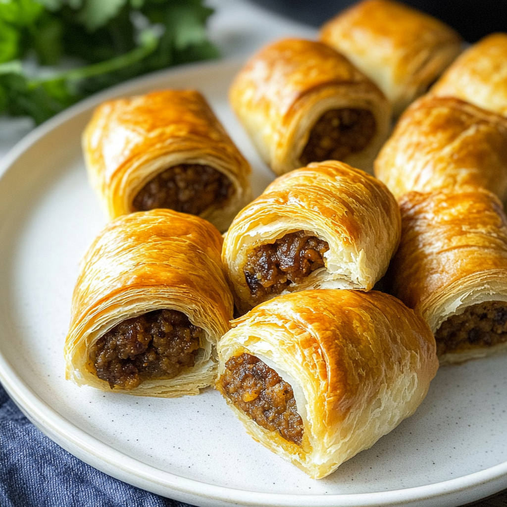 Recipe preparation for Miniature Sausage Rolls