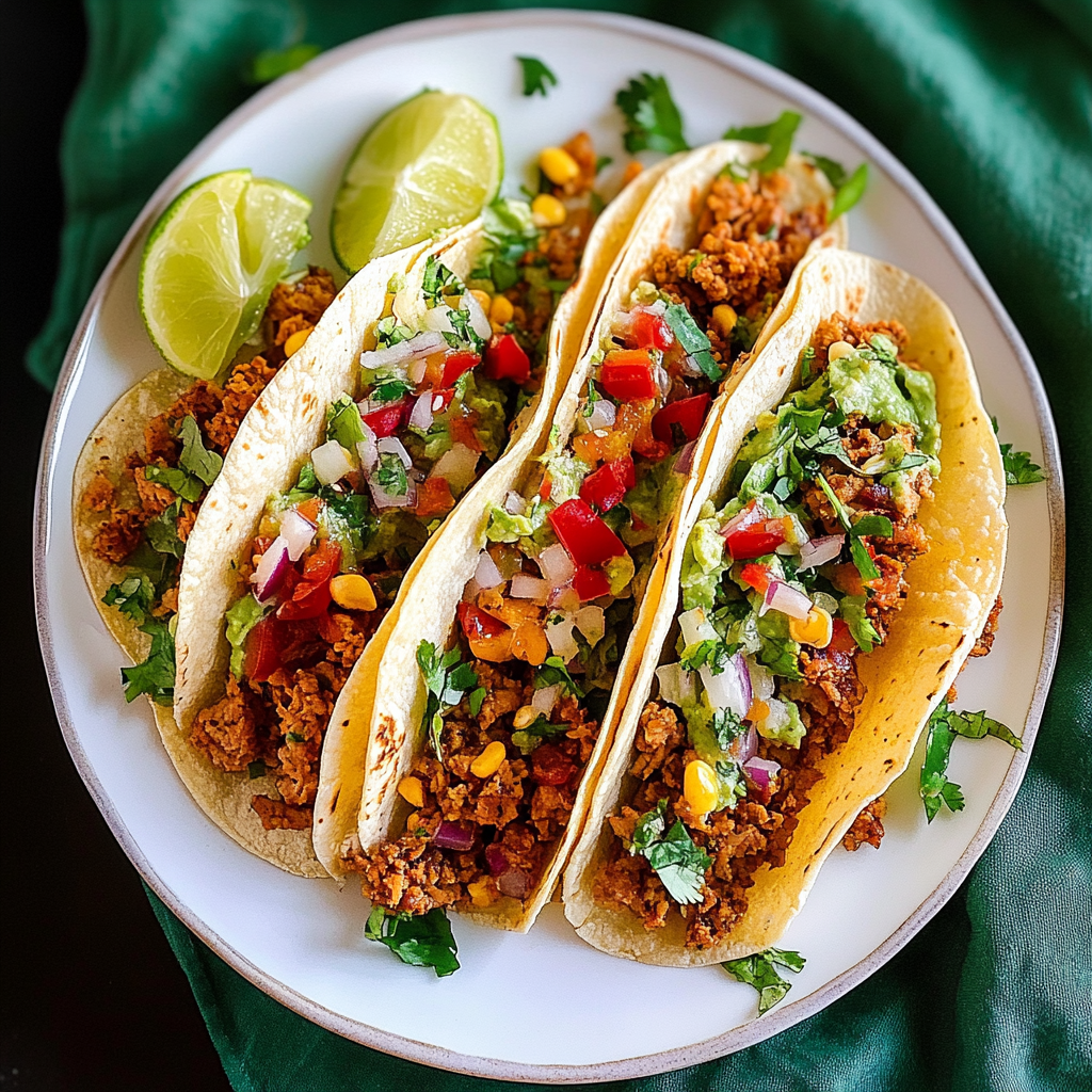Recipe preparation for Easy Ground Turkey Tacos