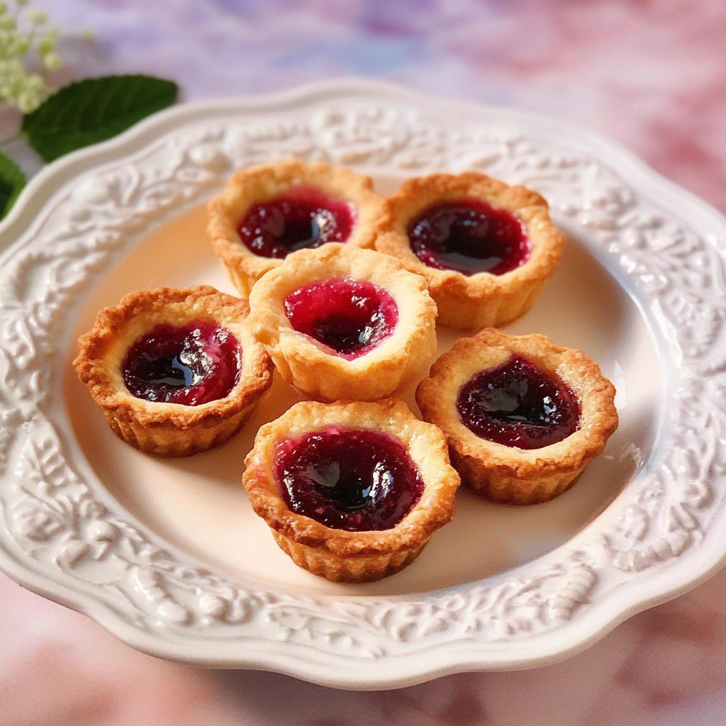 Recipe preparation for Triple Berry Holiday Jam Tarts