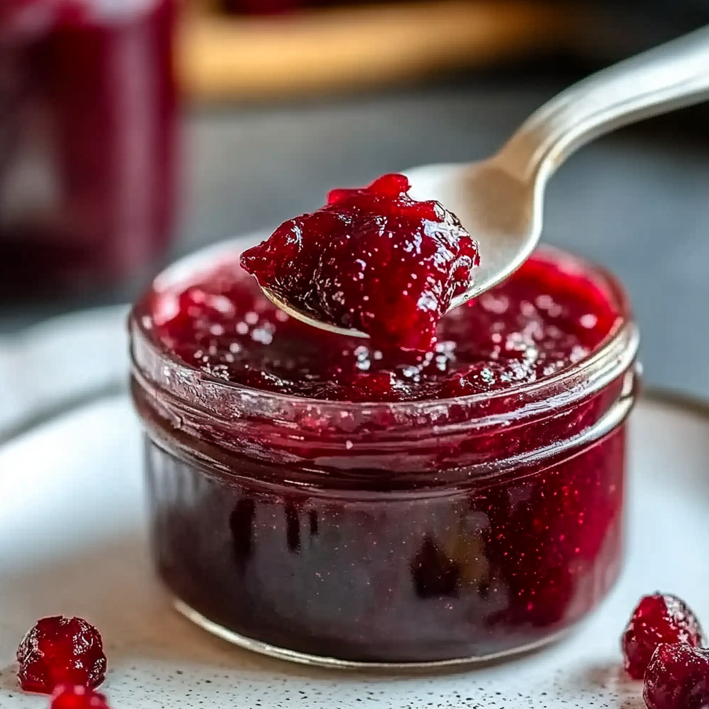 Recipe preparation for Cranberry Apple Jam