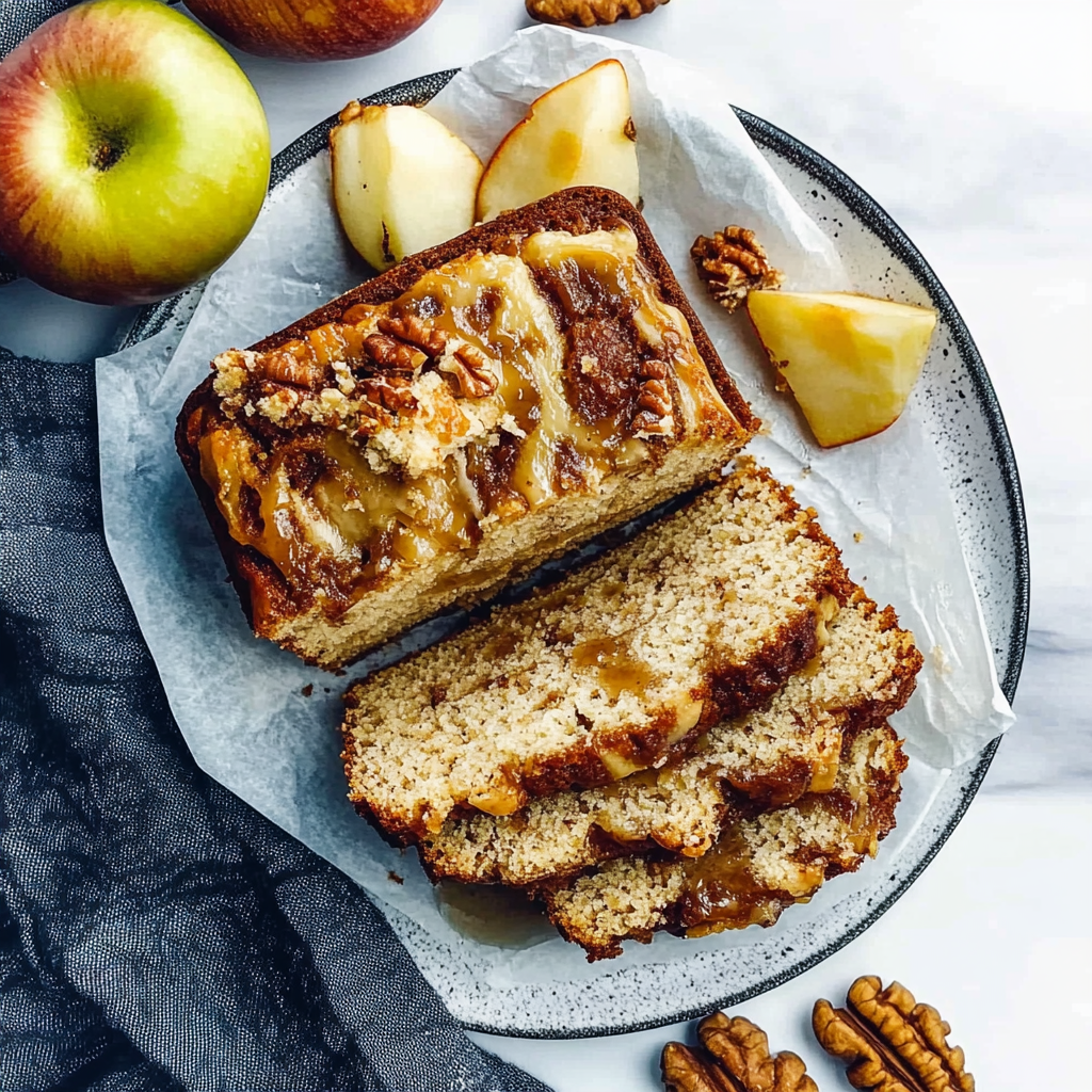 Recipe preparation for apple cinnamon bread