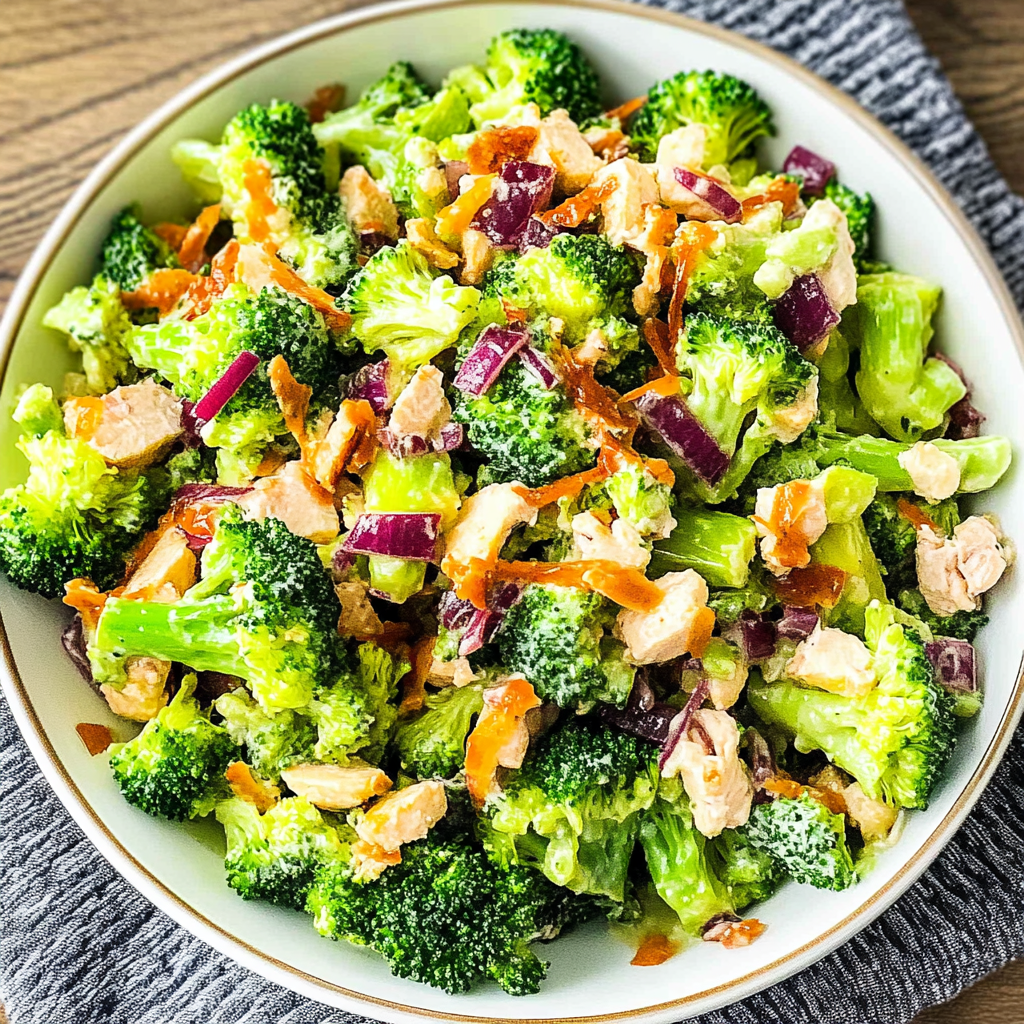 Recipe preparation for chicken salad chick broccoli salad