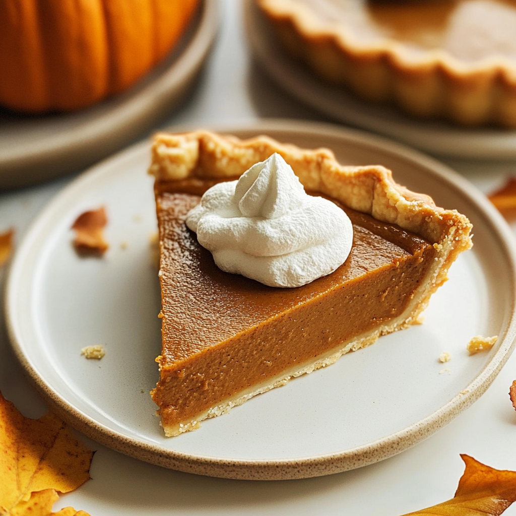 Recipe preparation for Classic Bourbon Pumpkin Pie