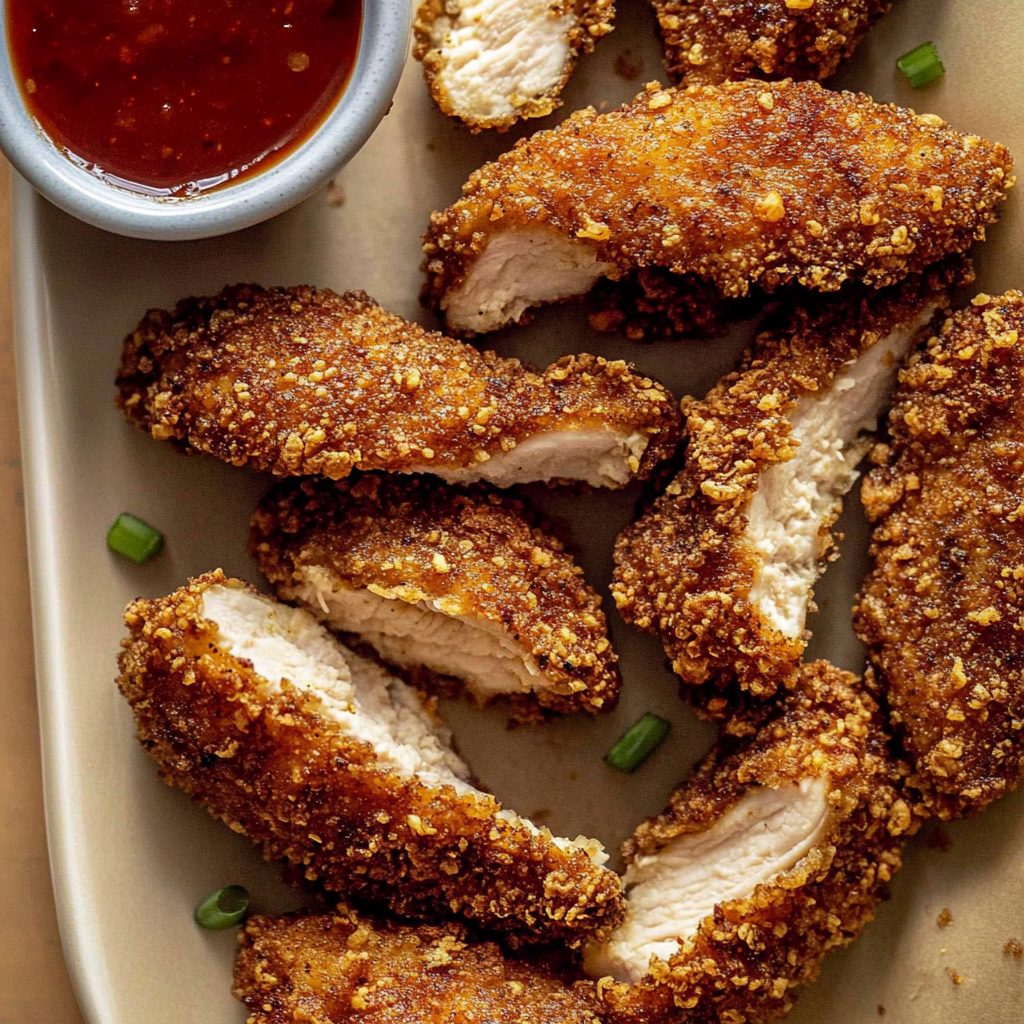 Recipe preparation for 15-Minute Crispy Chicken