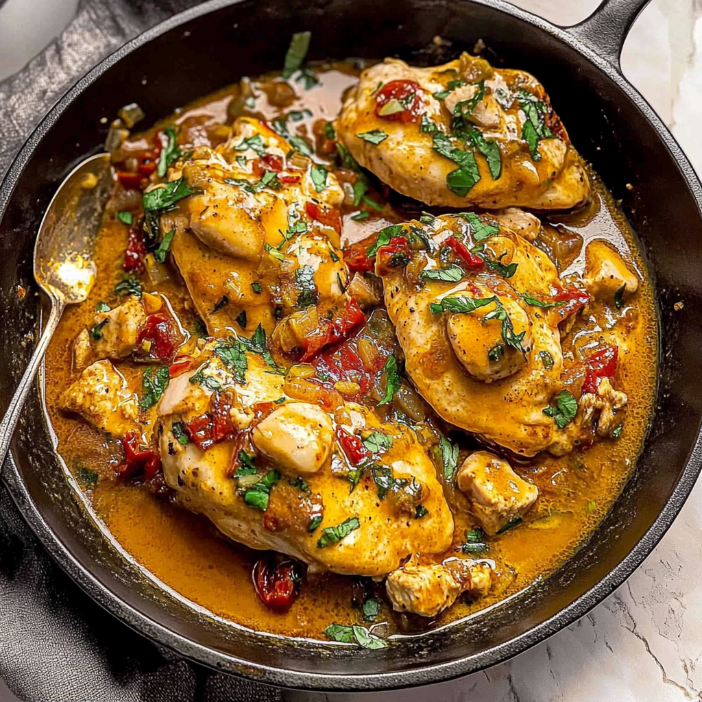 Recipe preparation for Marry Me Chicken