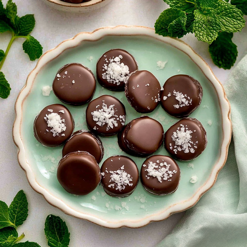 Recipe preparation for Peppermint Patties