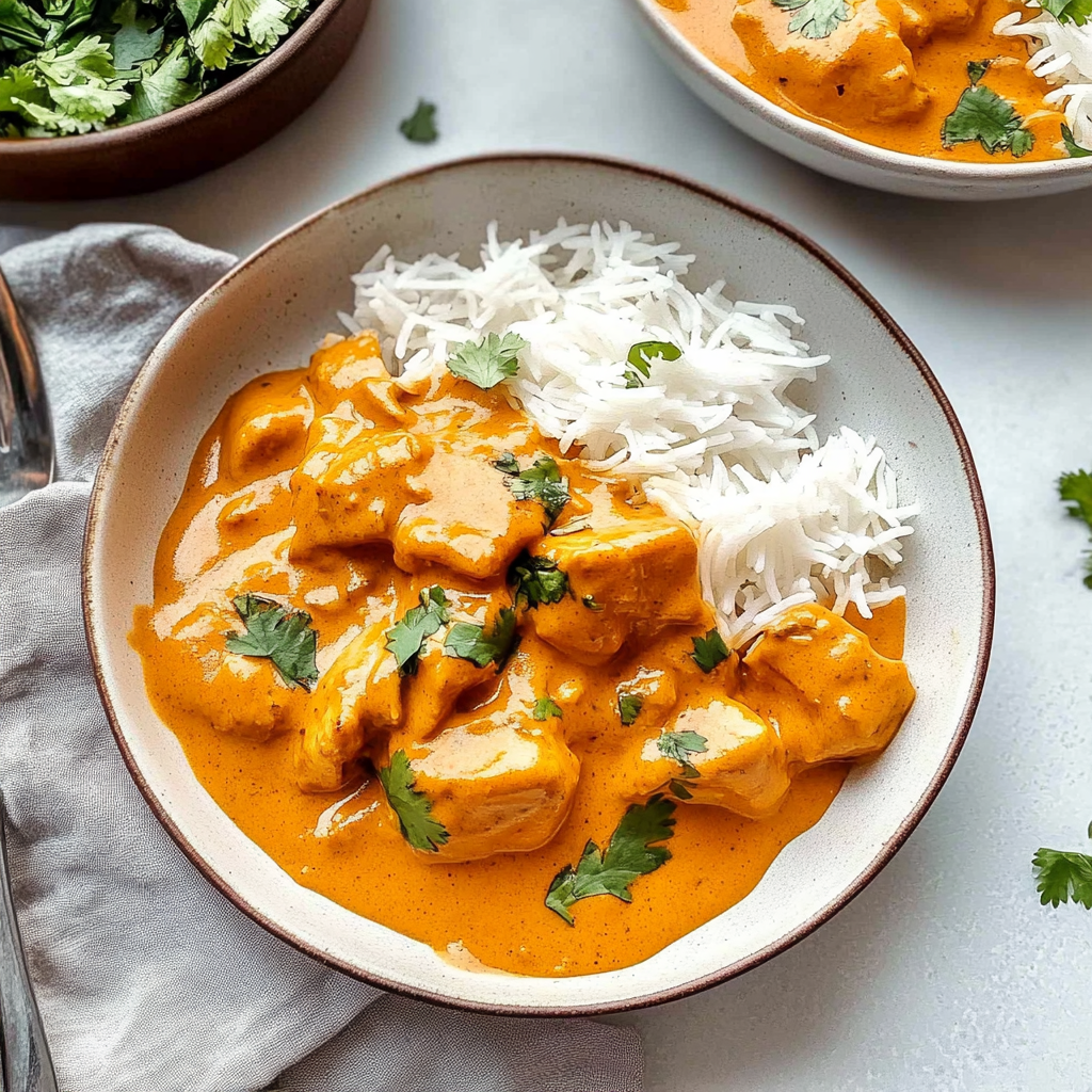 Recipe preparation for Butter Chicken