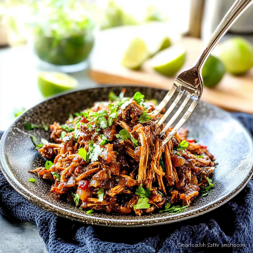 Recipe preparation for Crockpot Carnitas