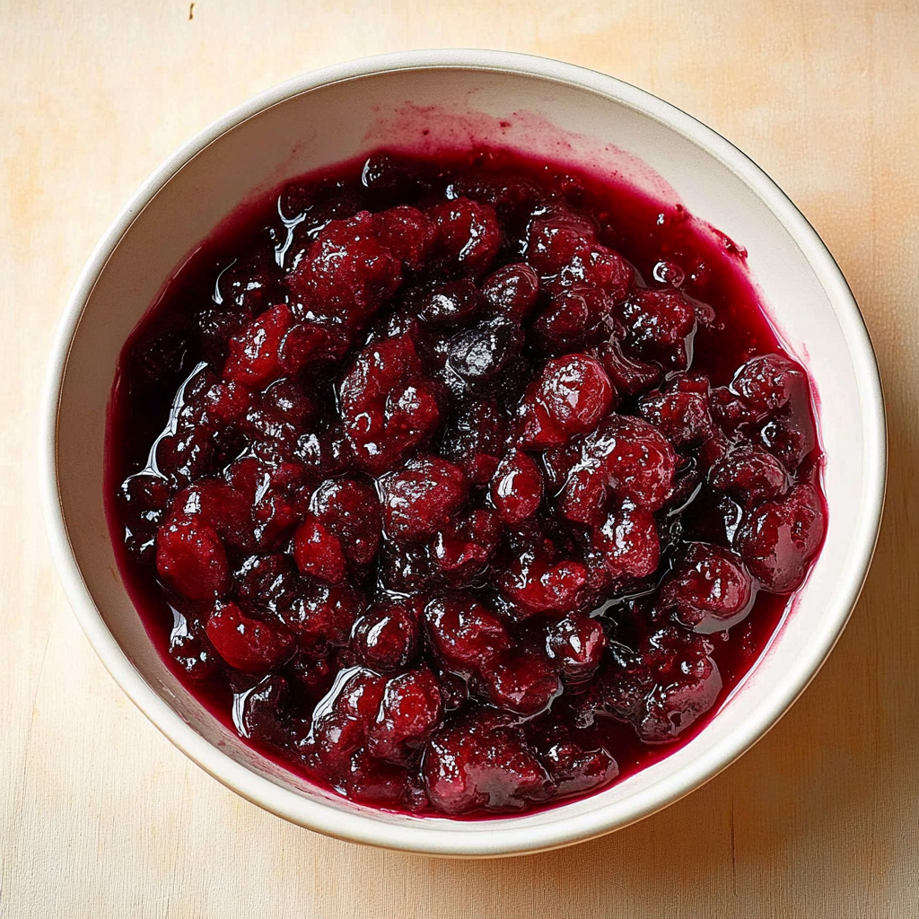 Recipe preparation for Spiced Cranberry Relish
