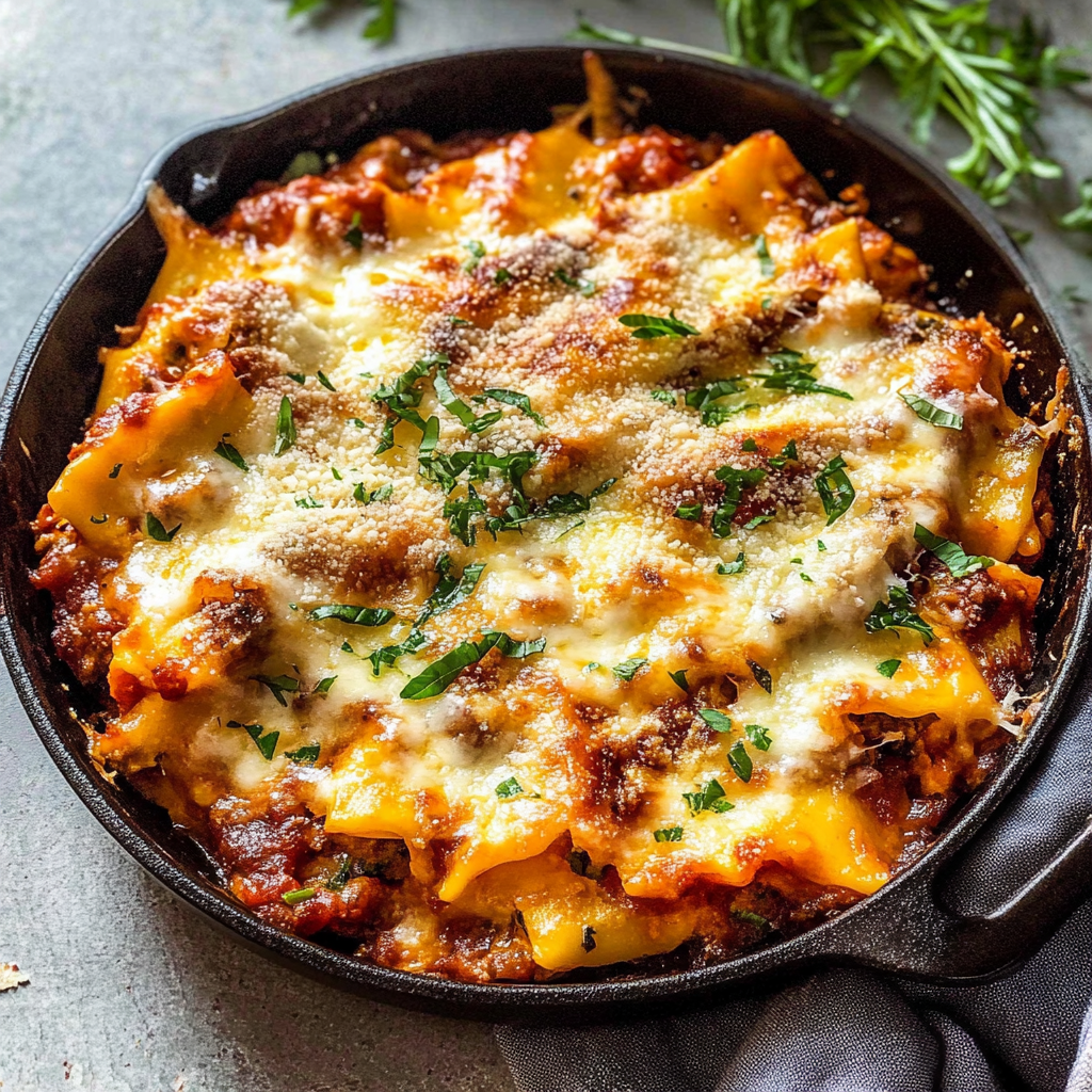 Recipe preparation for Baked Ravioli