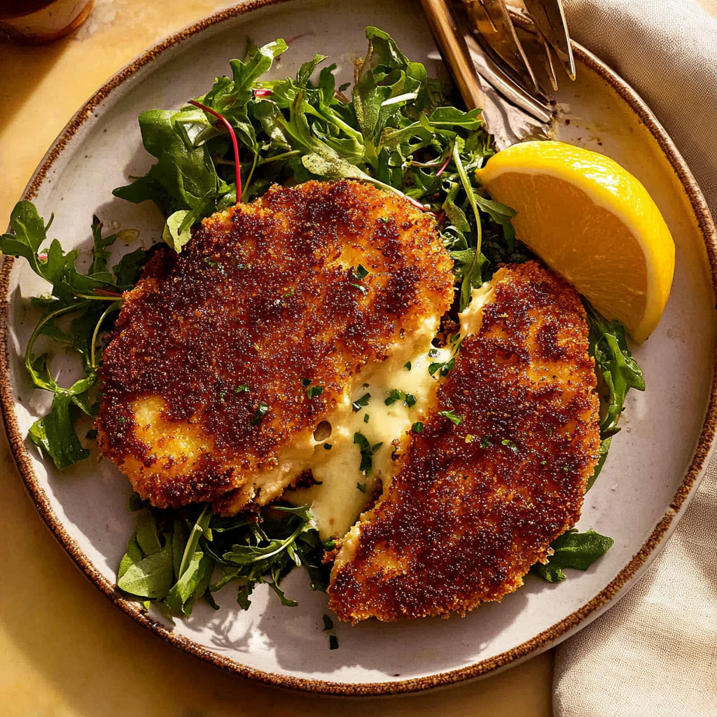 Recipe preparation for Chicken Milanese