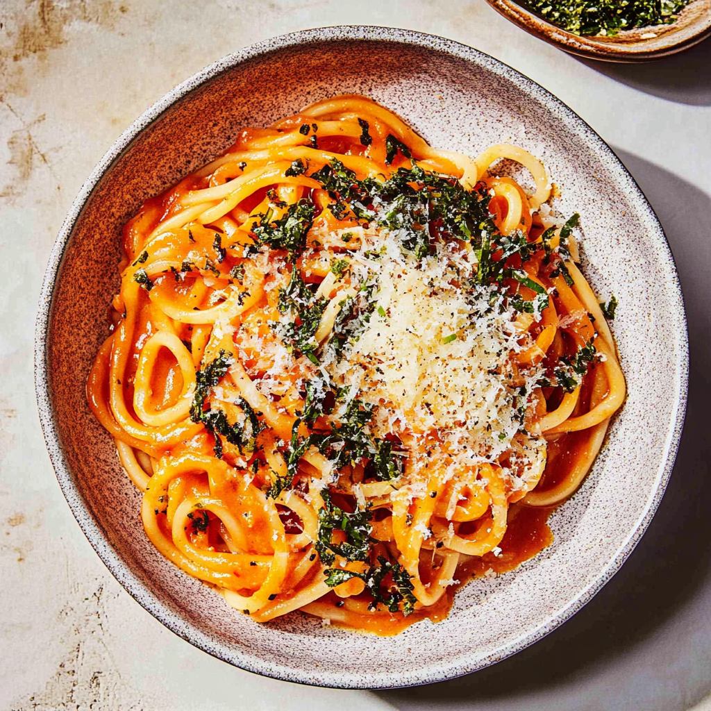 Recipe preparation for Gochujang Noodles