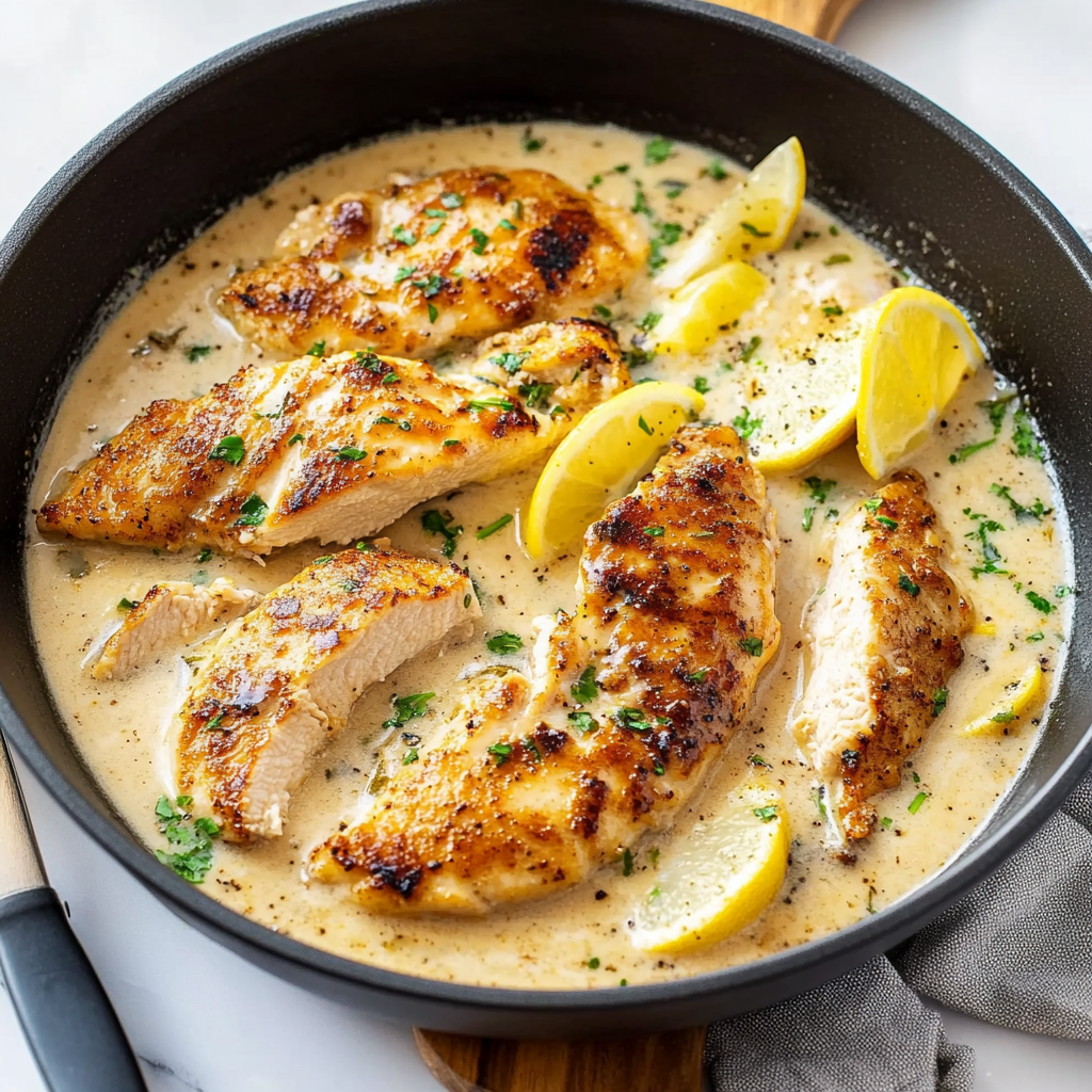Recipe preparation for Lemon Pepper Chicken