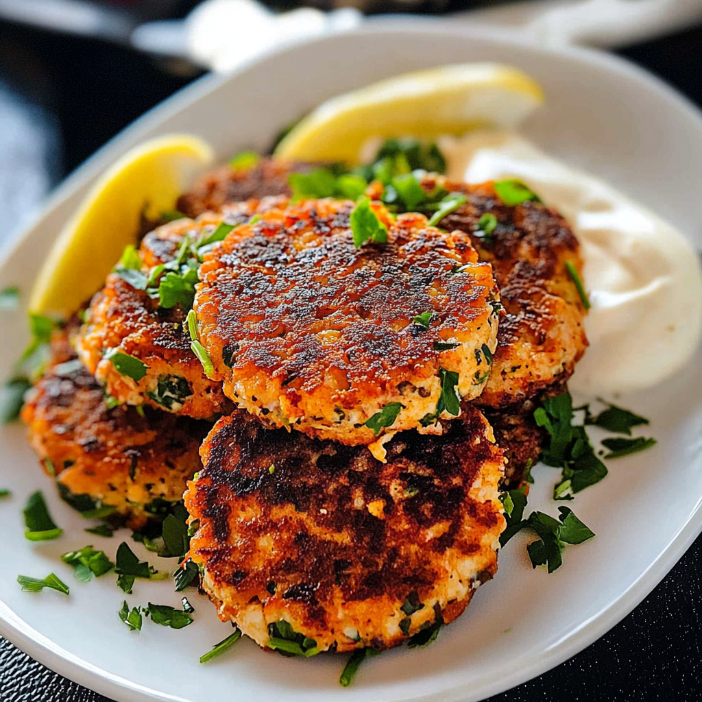 Recipe preparation for salmon patties