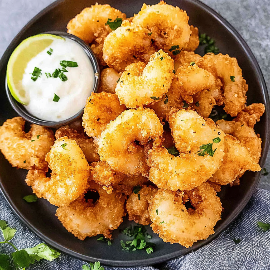 Recipe preparation for popcorn shrimp