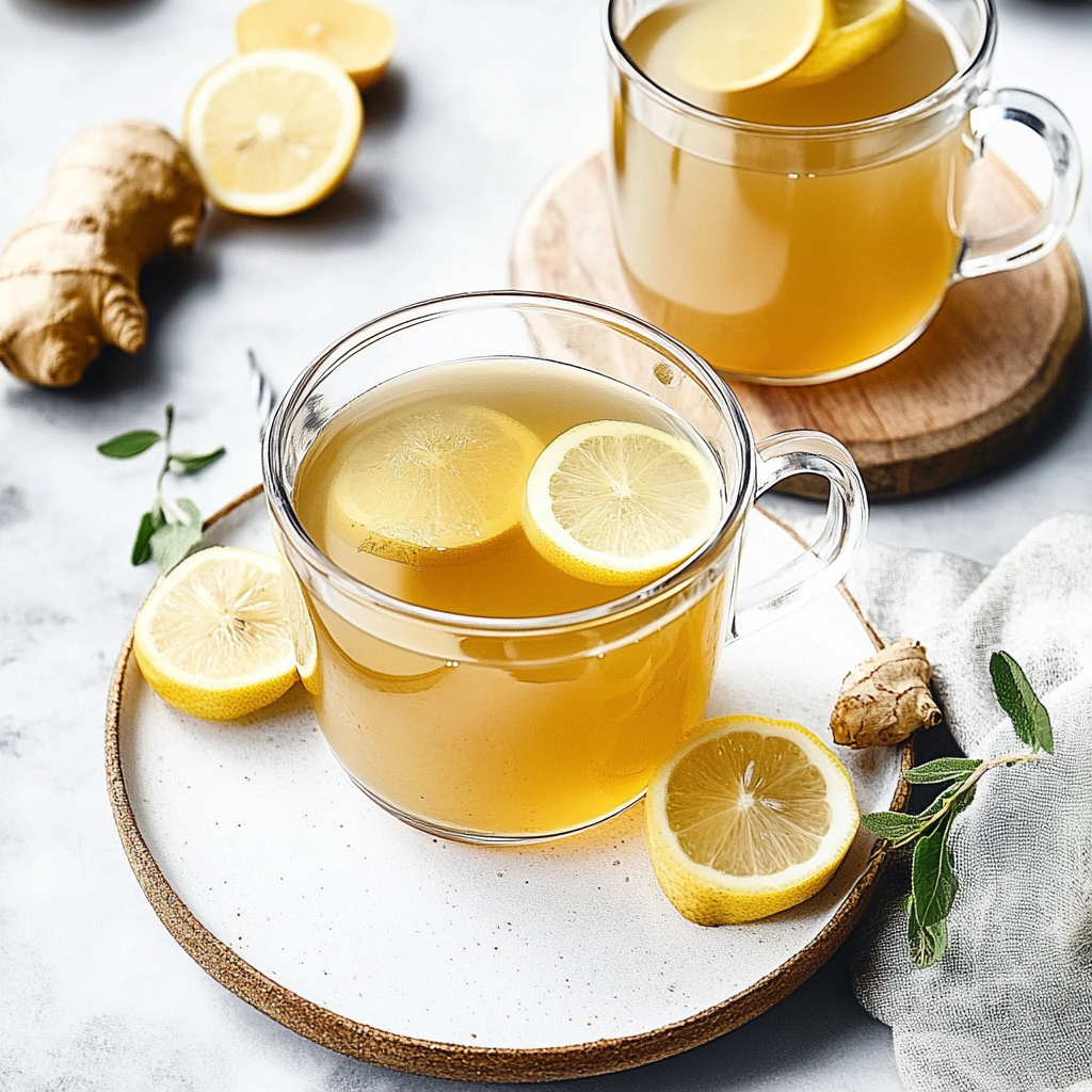 Recipe preparation for Ginger Tea