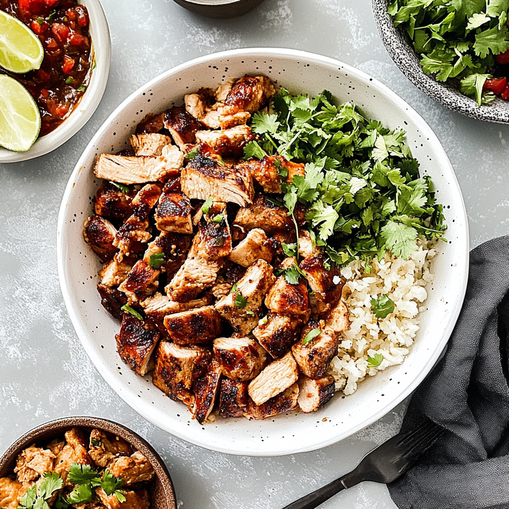 Recipe preparation for chipotle chicken