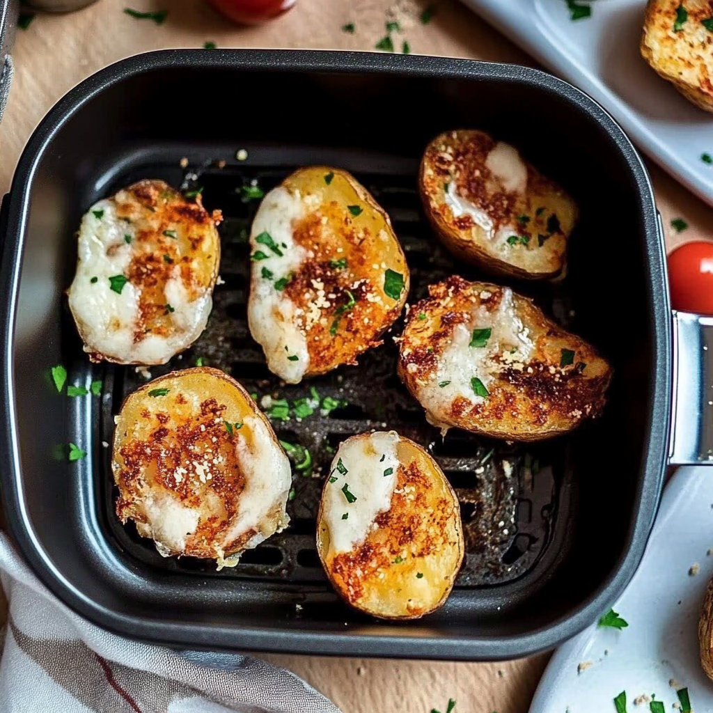 Recipe preparation for Air Fryer Potato Skins