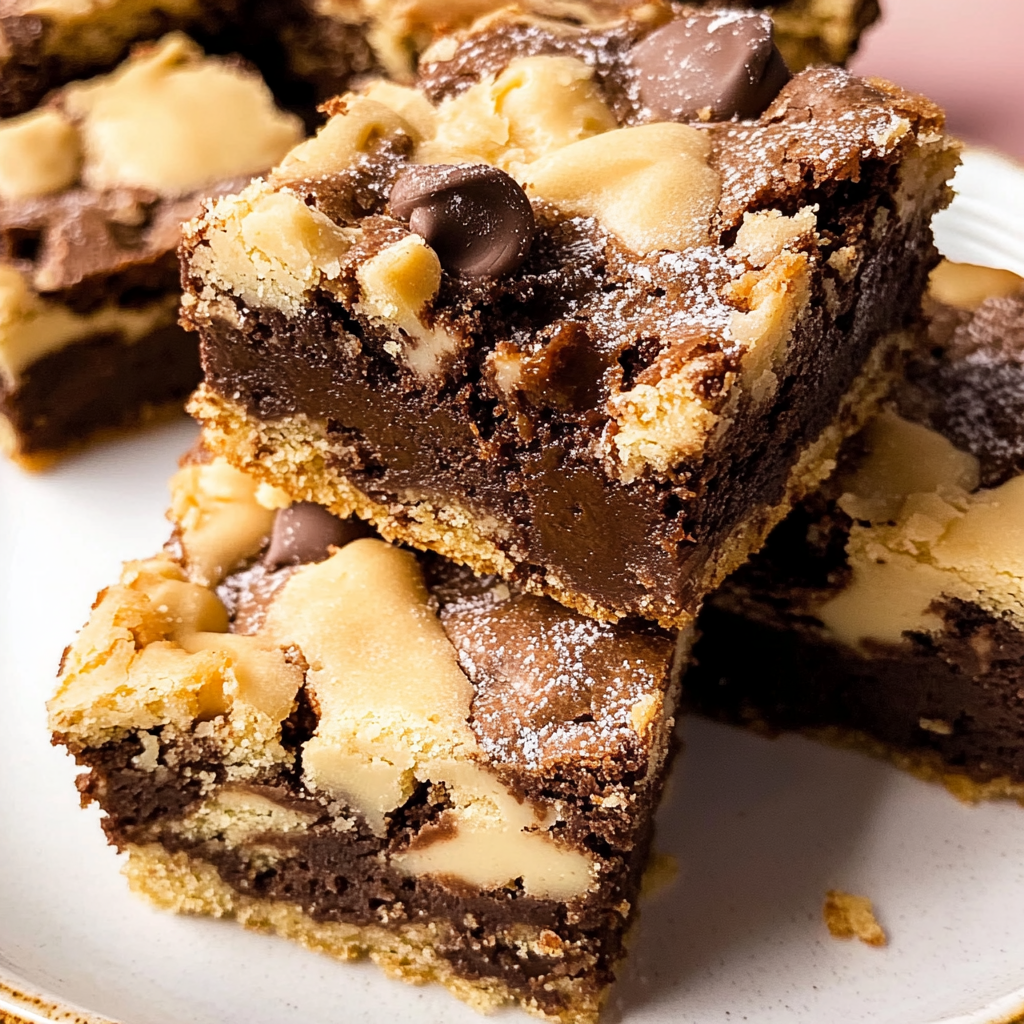 Recipe preparation for Marble Blondies