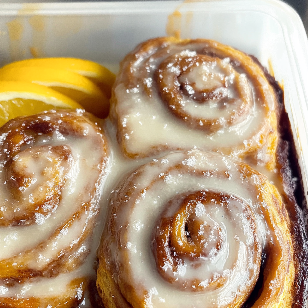 Recipe preparation for orange cinnamon rolls
