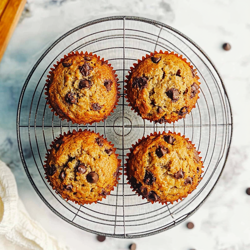 Recipe preparation for Small Batch Banana Chocolate Chip Muffins