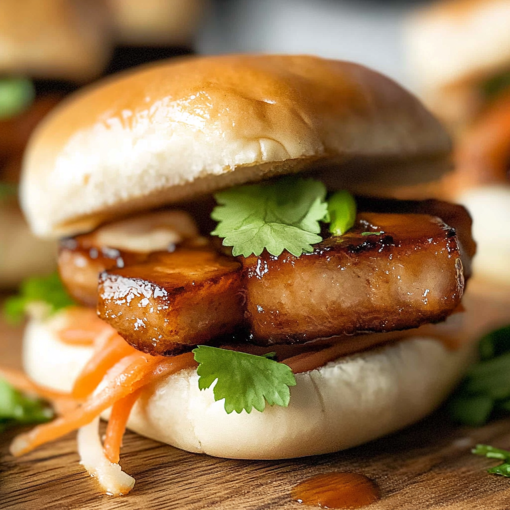Recipe preparation for Pork Belly Sliders