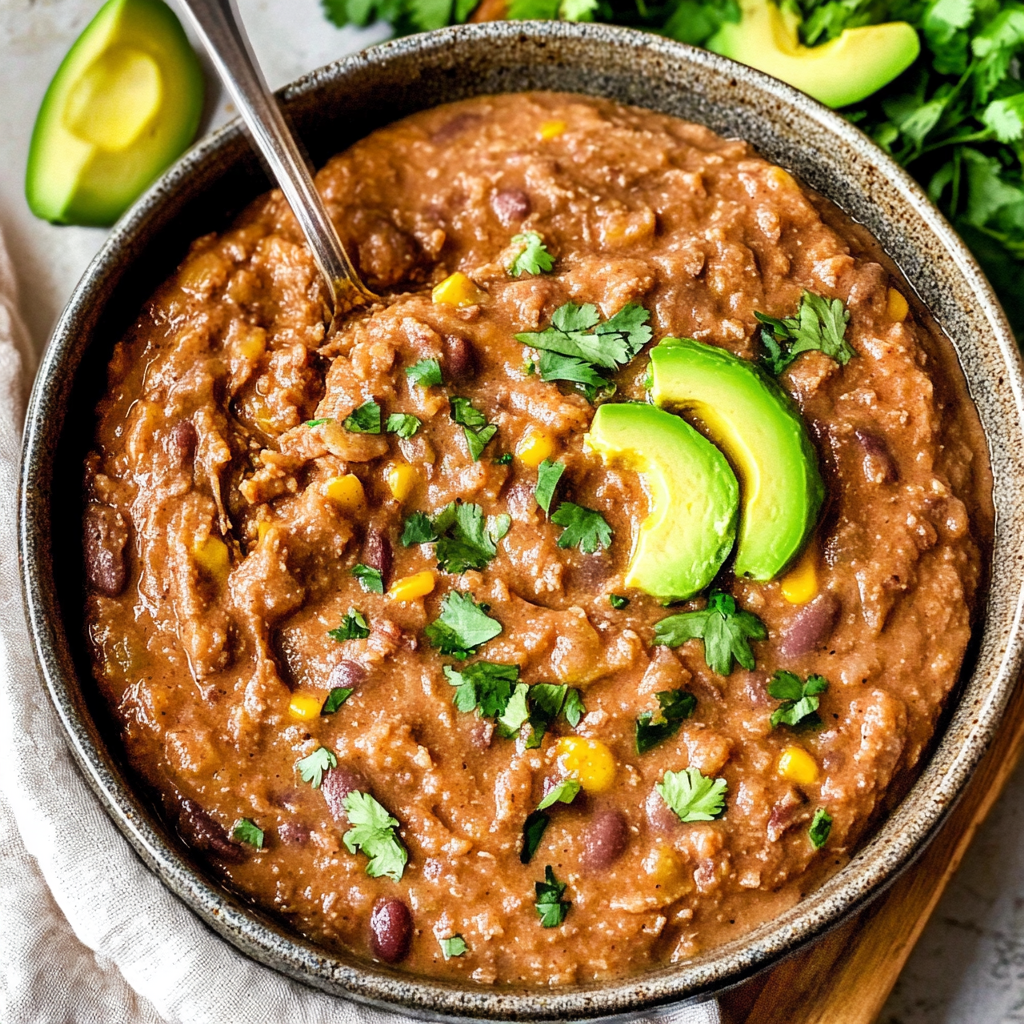 Recipe preparation for refried pinto beans