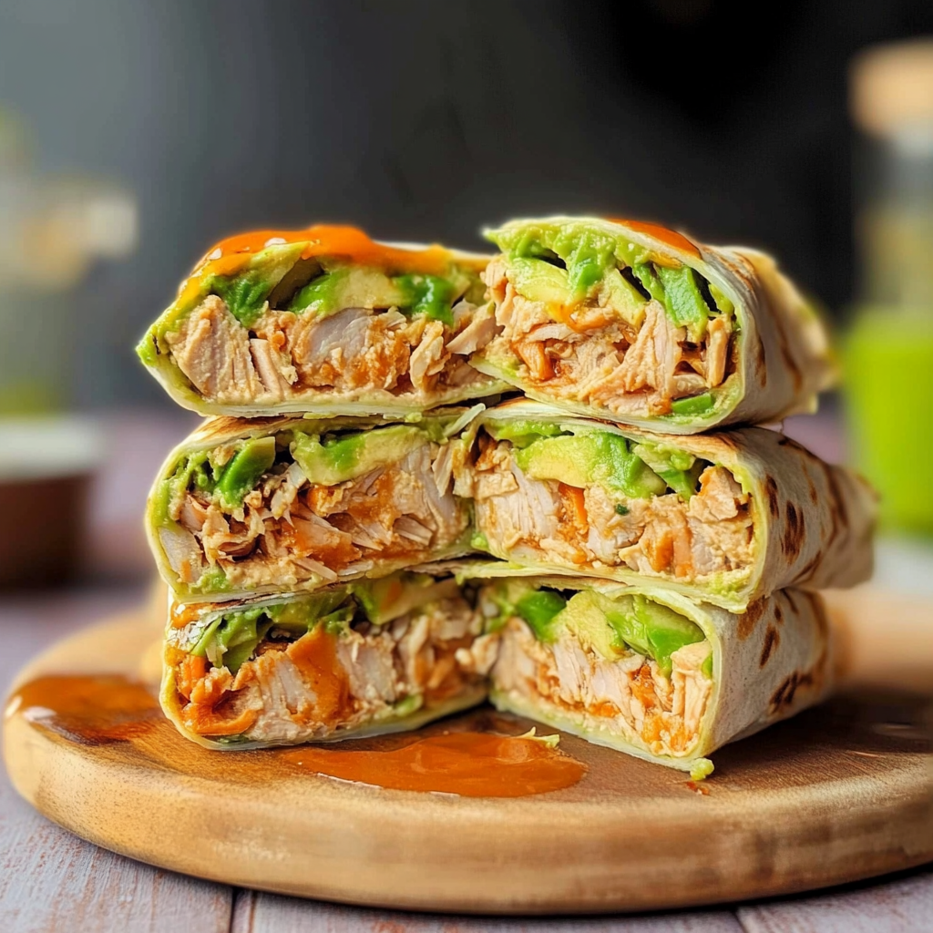 Recipe preparation for Avocado Tuna Crunch Wraps