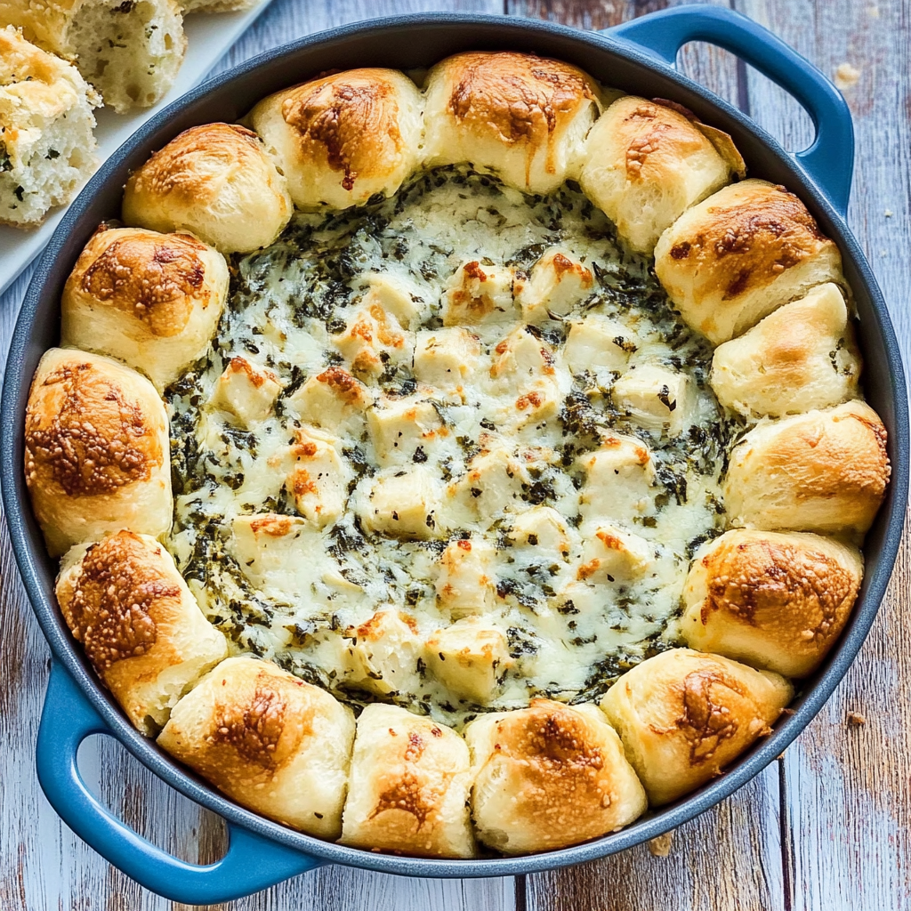 Recipe preparation for Spinach Artichoke Dip