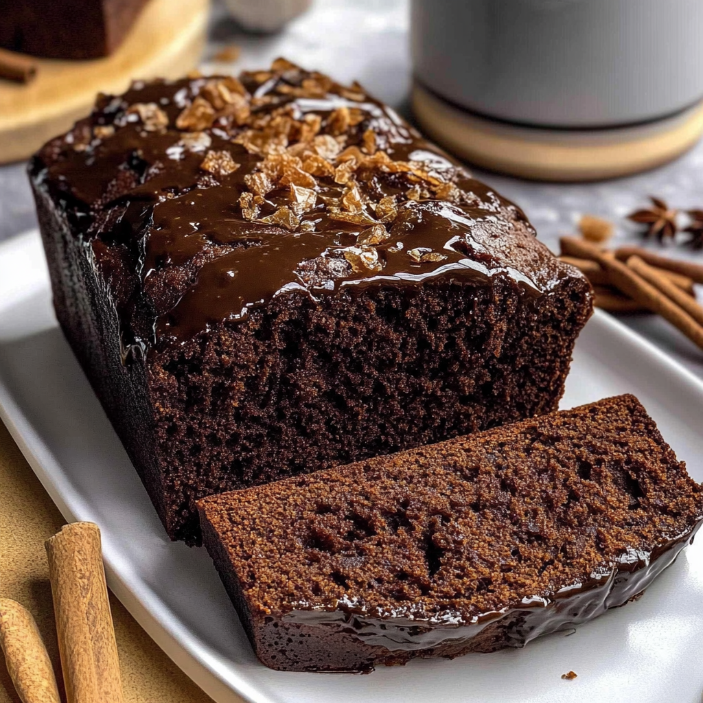 Recipe preparation for Pumpkin Spice Chocolate Loaf