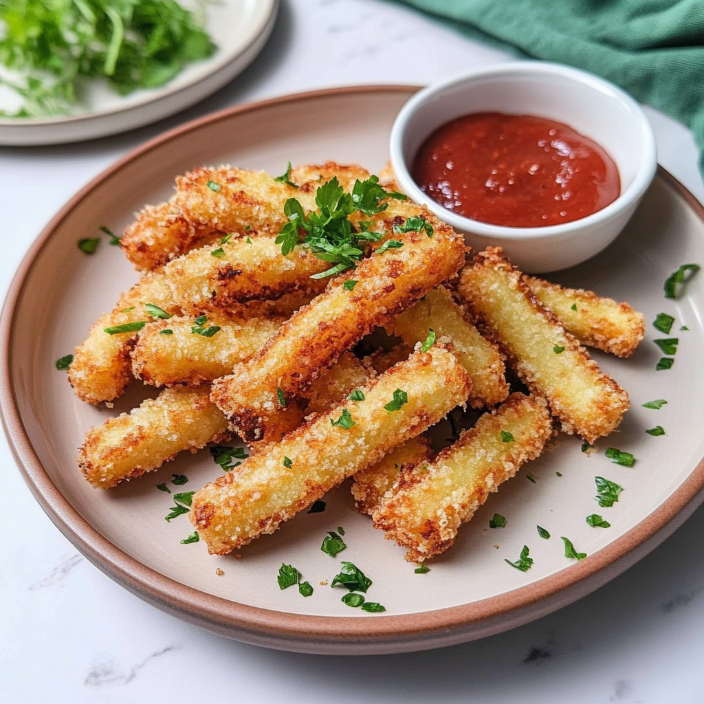 Recipe preparation for Halloumi Fries