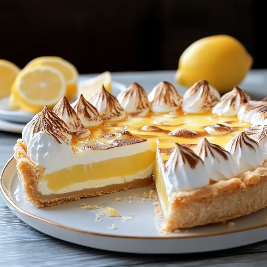 Recipe preparation for Lemon Meringue Pie