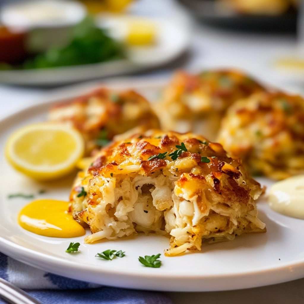 Recipe preparation for Maryland Crab Cake