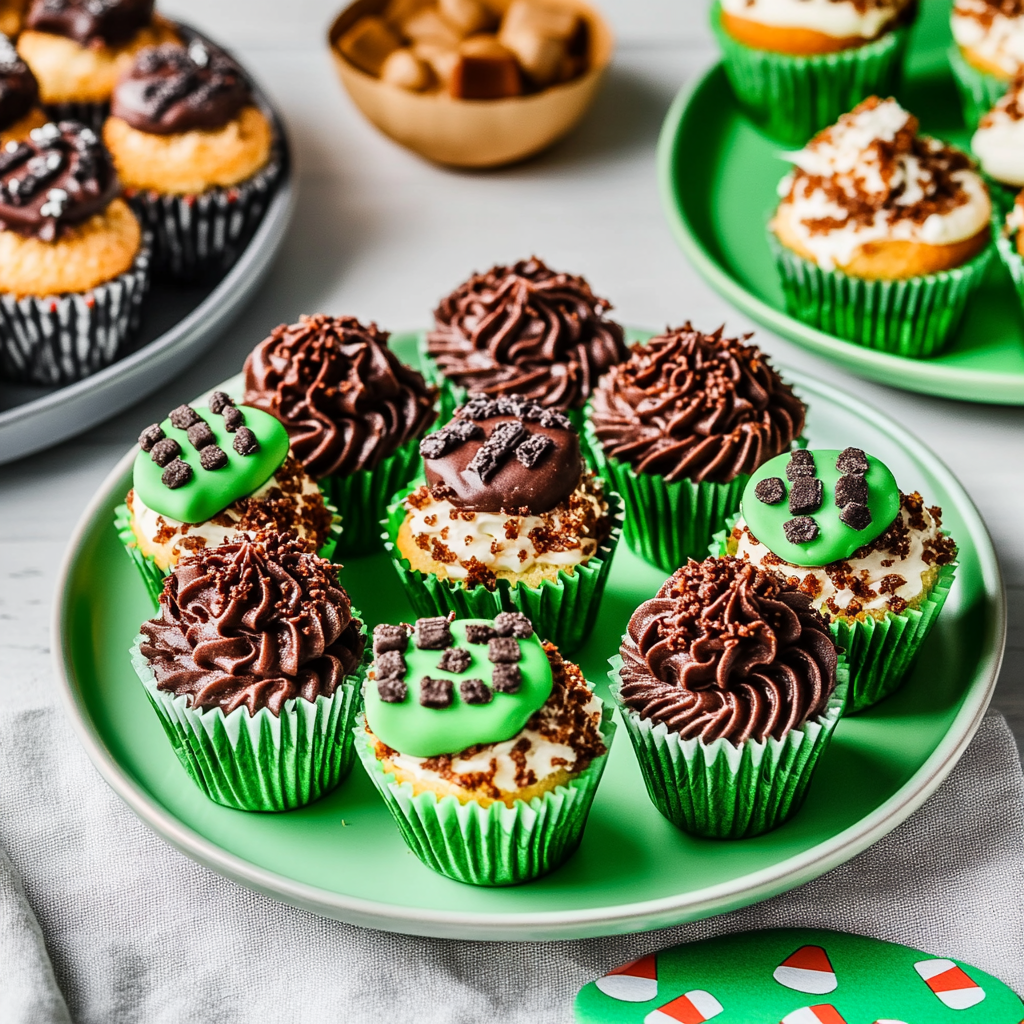 Recipe preparation for Mini Football Cupcakes for Game Day!