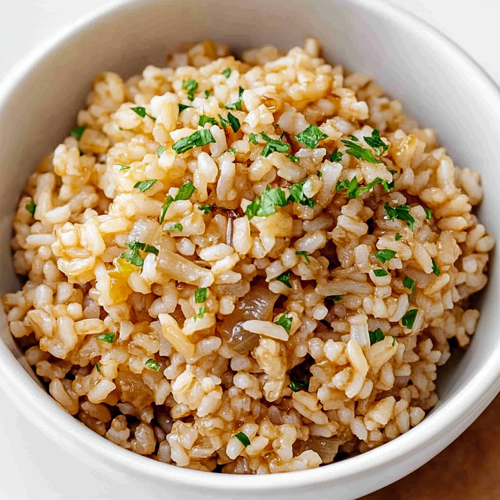 Recipe preparation for instant pot brown rice