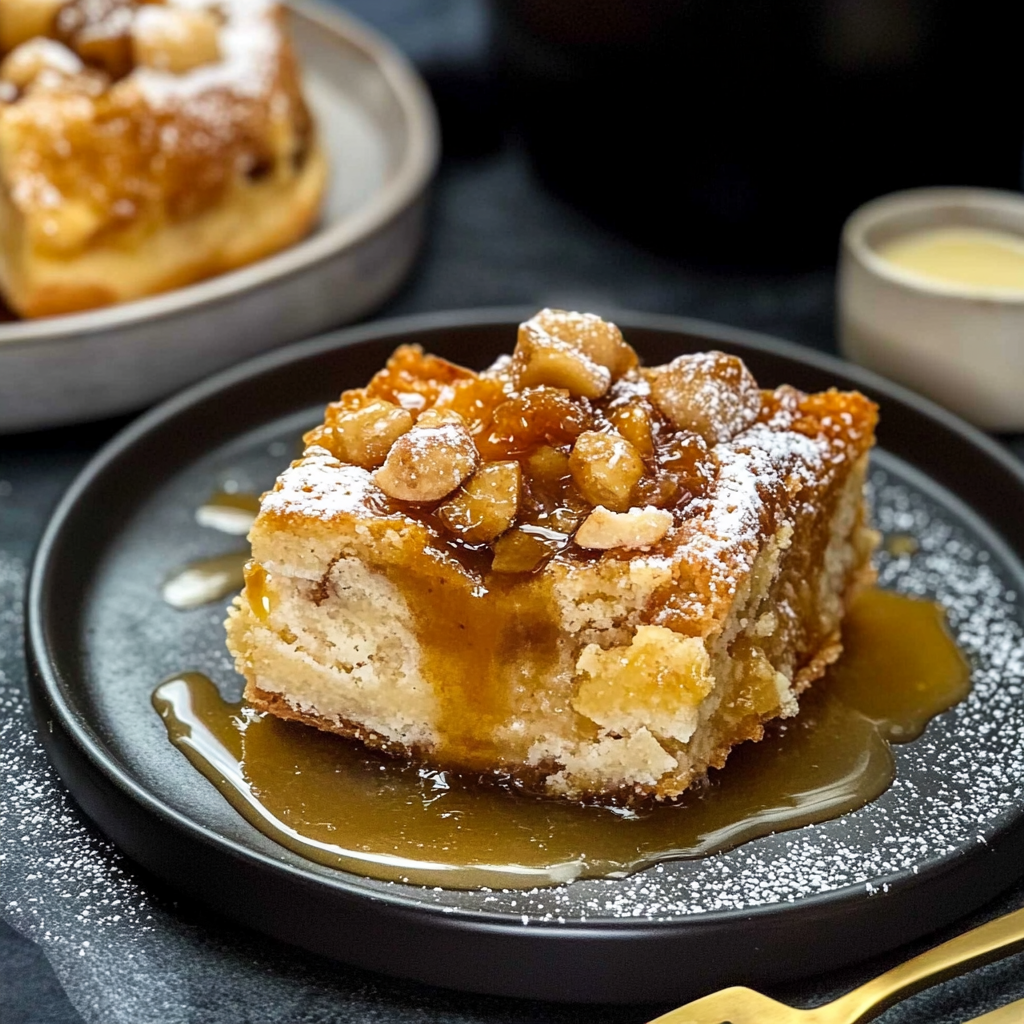 Recipe preparation for bread pudding