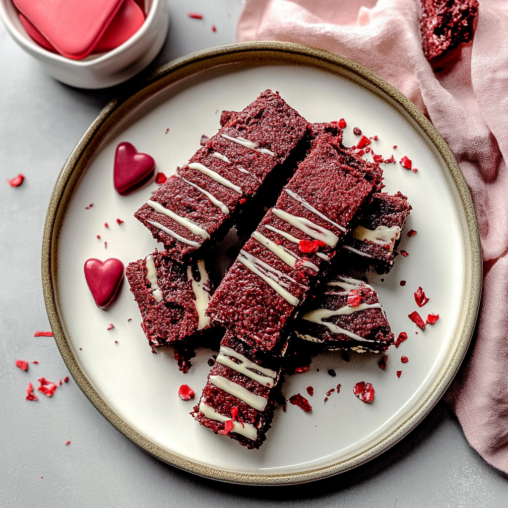 Recipe preparation for red velvet biscotti