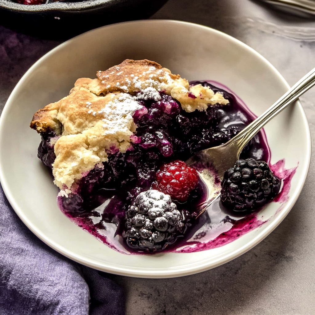 Recipe preparation for blackberry dumplings
